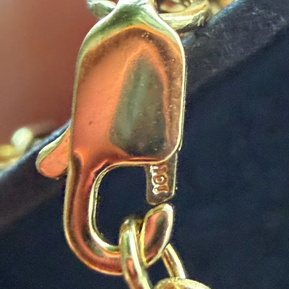 New Solid 10K Gold Paperclip Chain Necklace 18” 2.3mm 1.7g Minimalist - Picture 5 of 8